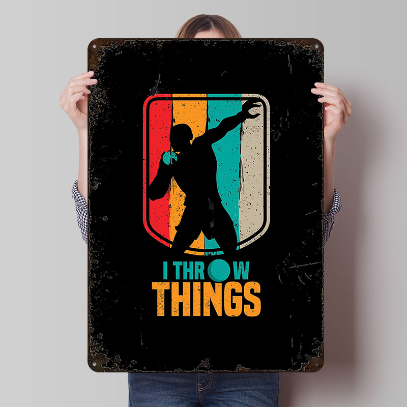 Funny Shot Put Gift Idea Tin P - Shot Put Metal のレビューと価格