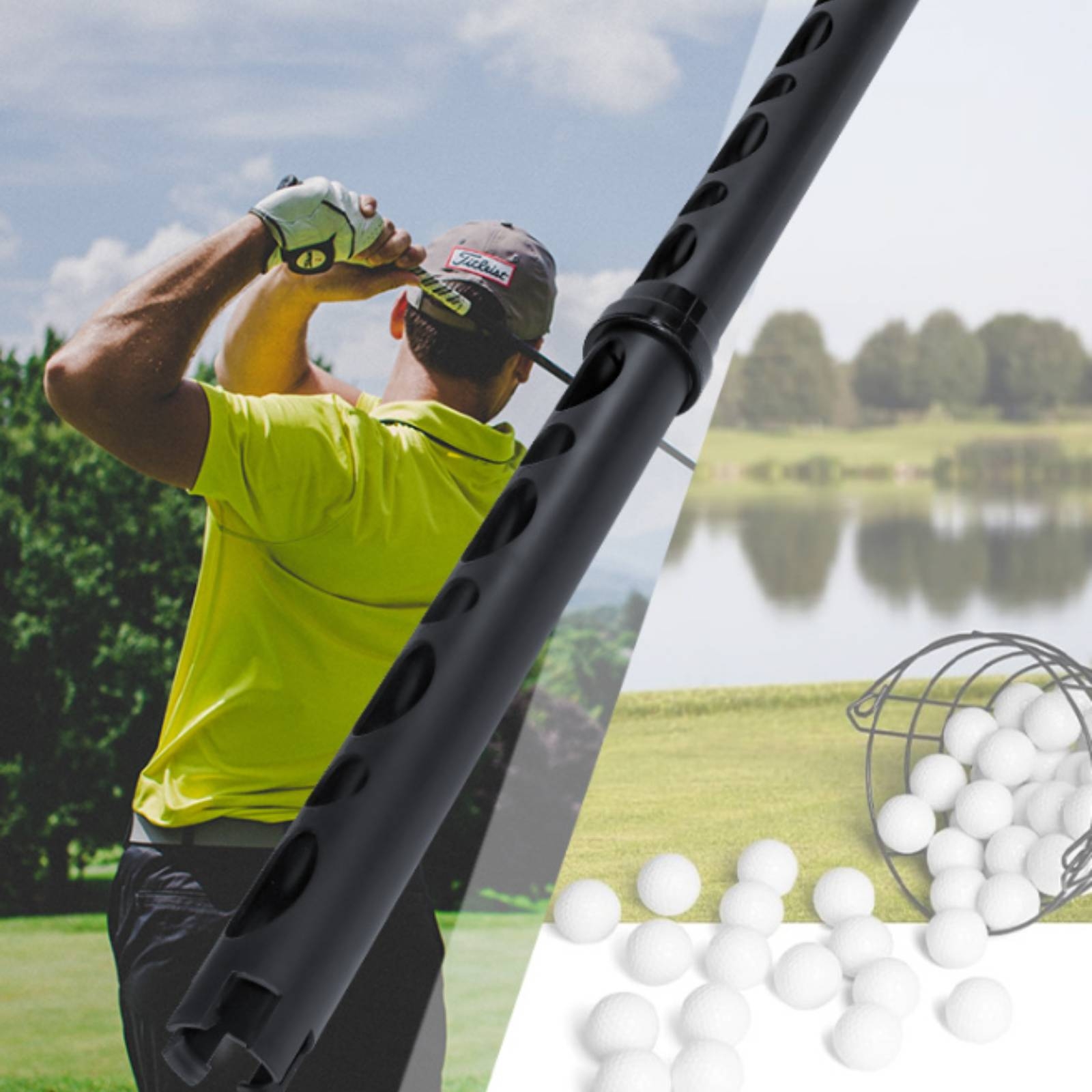 Golf Ball Picker Tube Detachab - Sports Equipment Golf のレビューと価格