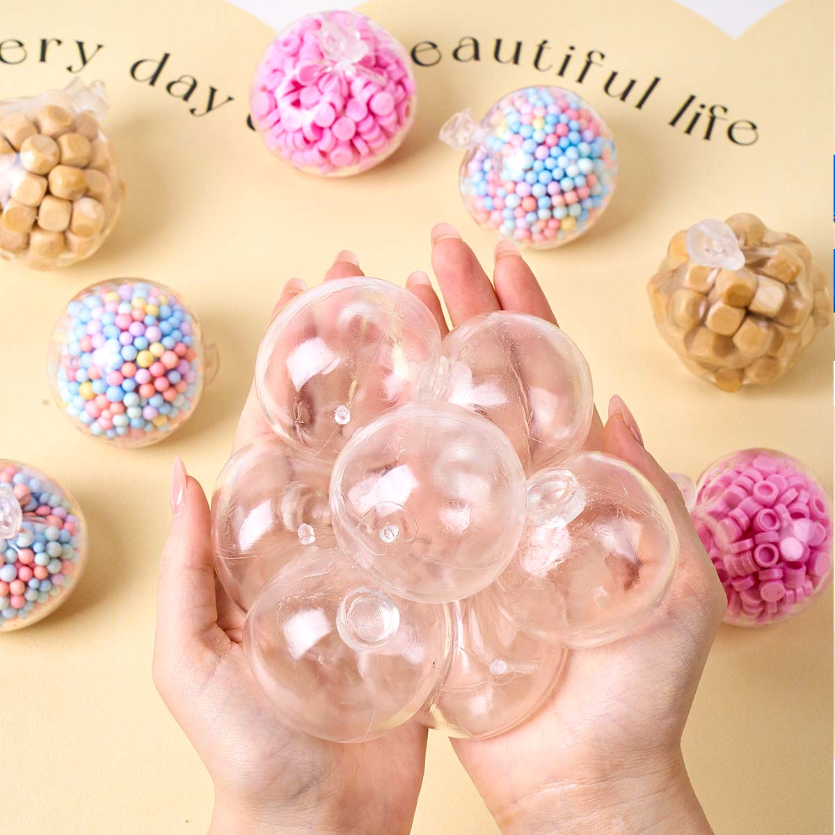 Clear Stress Ball Kit DIY Squi - Bocce Ball Set のレビューと価格