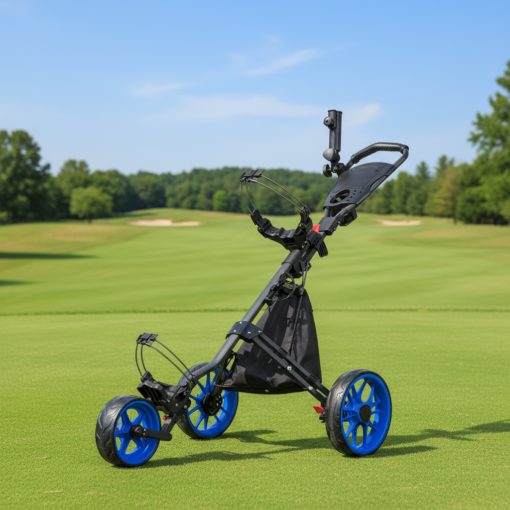 2026 Three-Wheeled Foldable Al - Sports Equipment Golf のレビューと価格