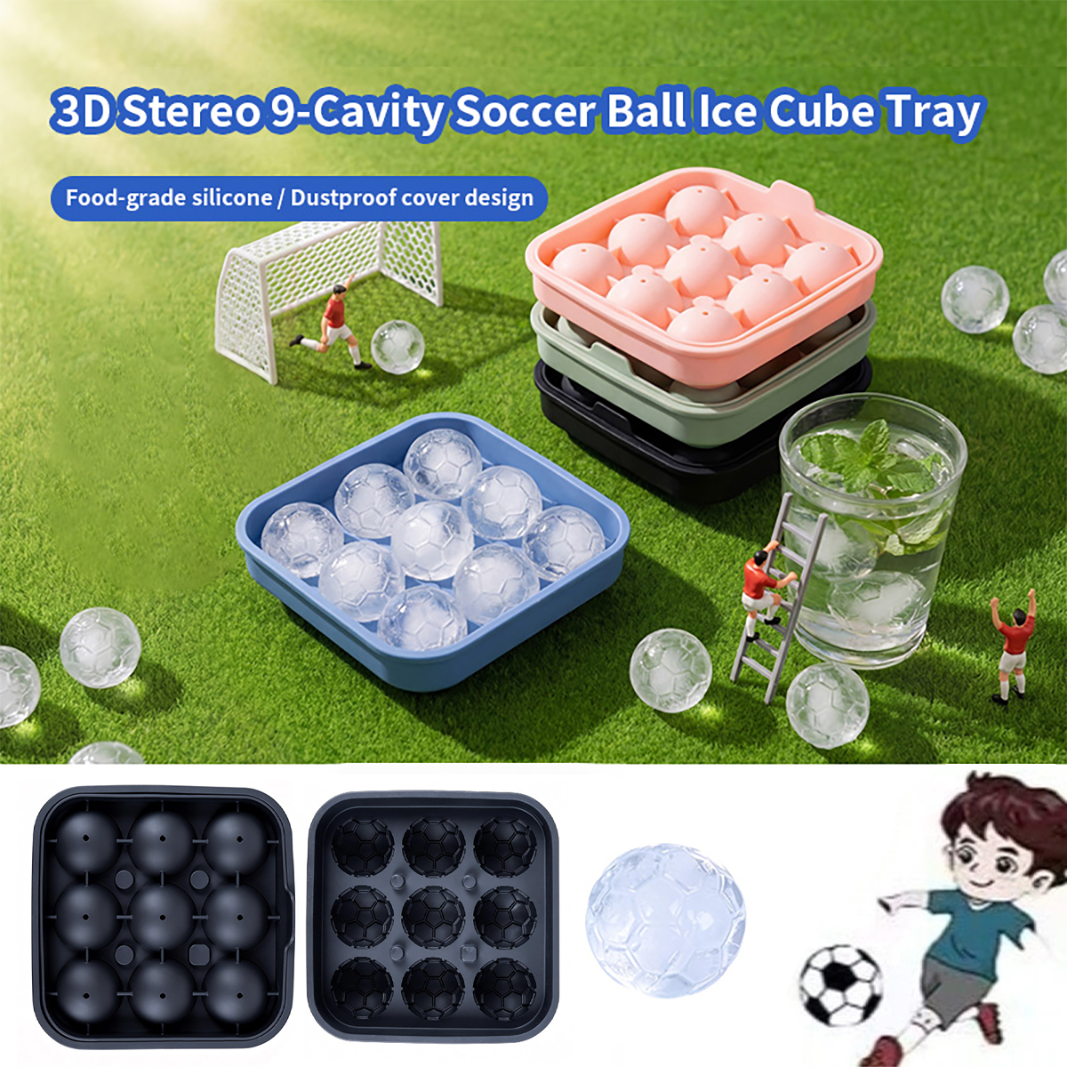 1Pcs Football-Themed Silicone  - Bocce Ball Set のレビューと価格