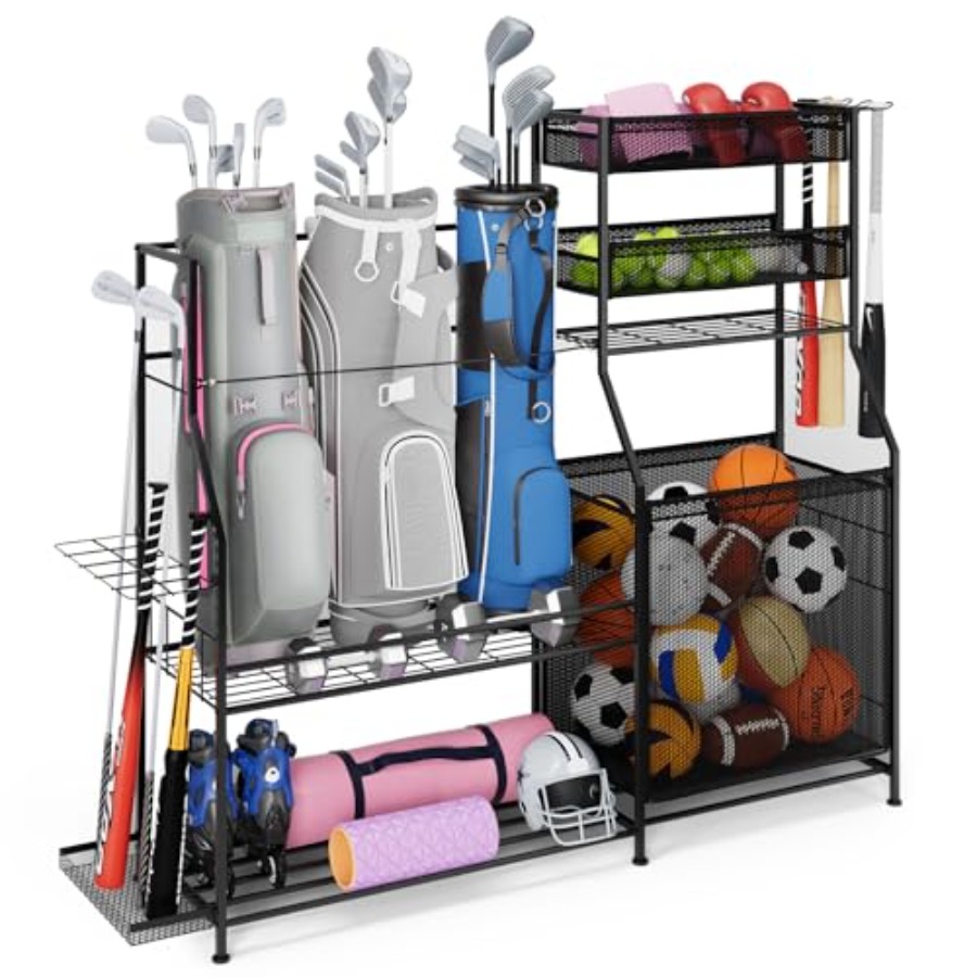 Garage Sports Equipment Organi - Sports Equipment Golf のレビューと価格