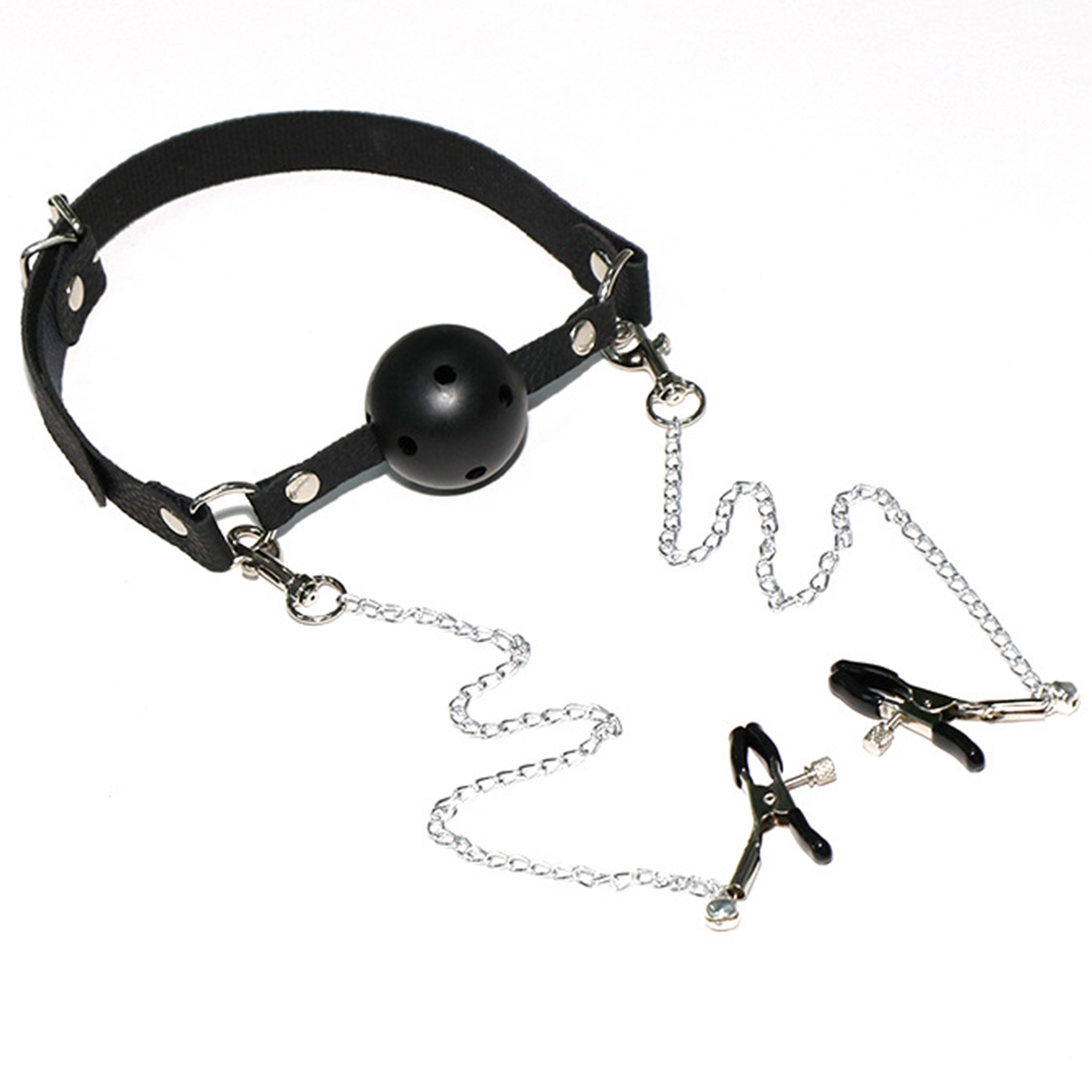 SM Mouth Gag Nipple Clamp BDSM - Bocce Ball Set のレビューと価格